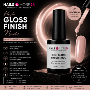 NAM24 - High Gloss Finish Nude | 10ml ohne Schwitzschicht
